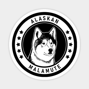 Alaskan Malamute Fan Gift Magnet